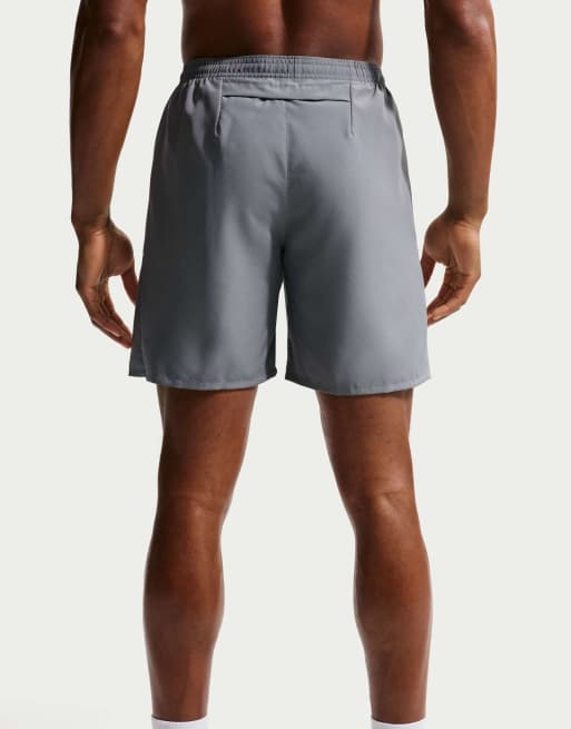 Nike Running Miler Dri-FIT 7-Inch Unlined Shorts in Grey, 3 of 4