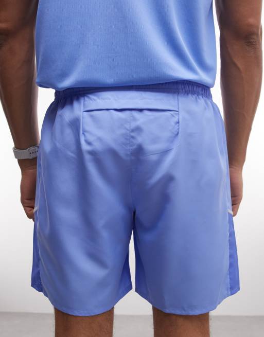 Nike Running - Miler Dri-FIT - Blå 2-i-1-shorts i 7-tommerslængde, 5 af 5