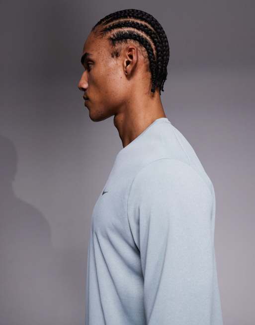 Nike Running – Miler – Dri-FIT – Grå topp med långa ärmar, 4 av 5