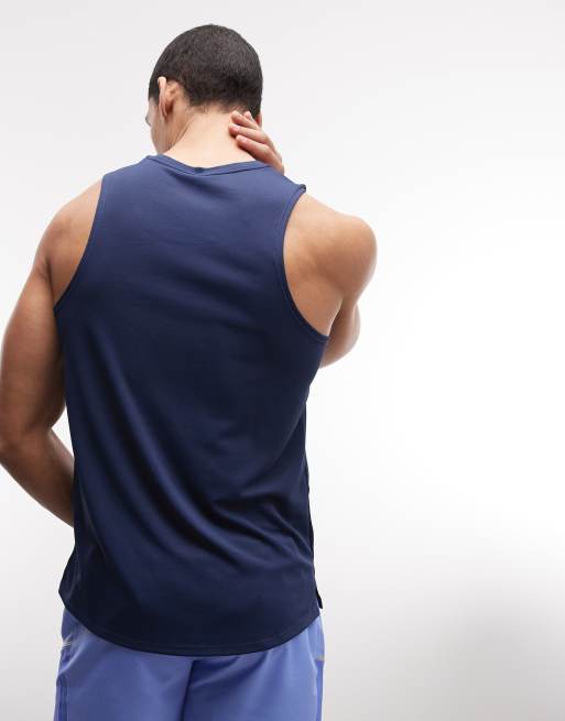 Nike Running – Miler Dri-FIT – Granatowy podkoszulek, 3 z 5