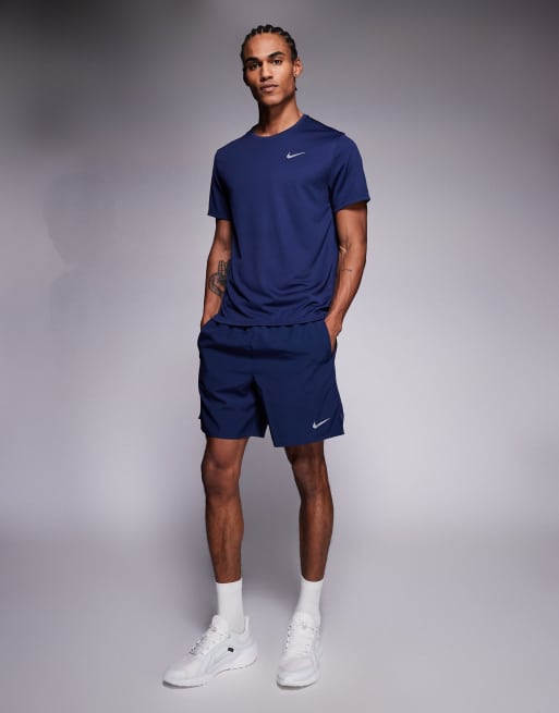 Nike Running – Miler Dri-FIT – Granatowy T-shirt, 2 z 5