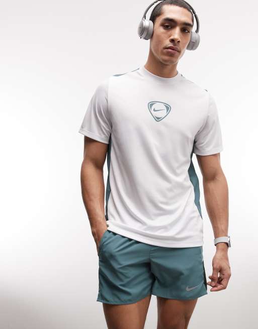 Nike Running - Miler - Dri-FIT - Grønne 5-tommer shorts, 2 af 5