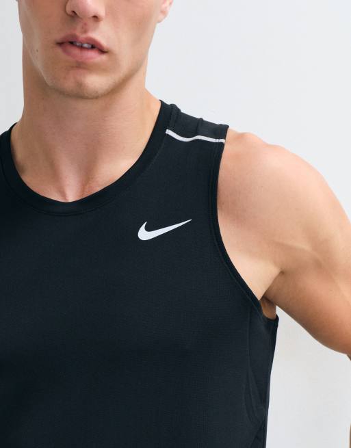 Nike Running - Miler - Dri-FIT - Hemd in zwart, 4 van 5