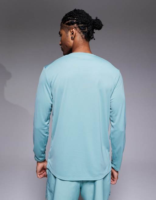 Nike Running Miler Dri-FIT long sleeve top in green, 3 of 5