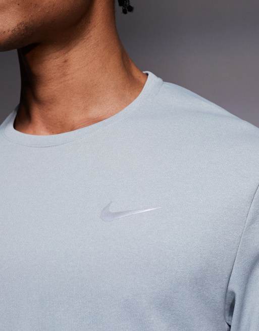 Nike Running Miler Dri-FIT long sleeve top in grey, 5 of 5