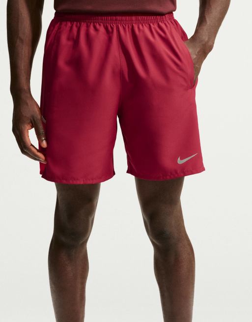 Nike Running Miler Dri-FIT short de running 7 pouces doublé slip rouge, 2 de 4