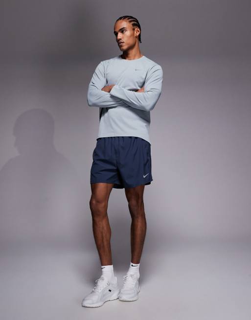 Nike Running – Miler Dri-FIT – Szary T-shirt z długimi rękawami, 2 z 5