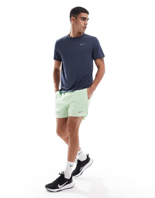 Nike Running - Miler Dri-FIT - T-shirt blu navy, 3 di 4