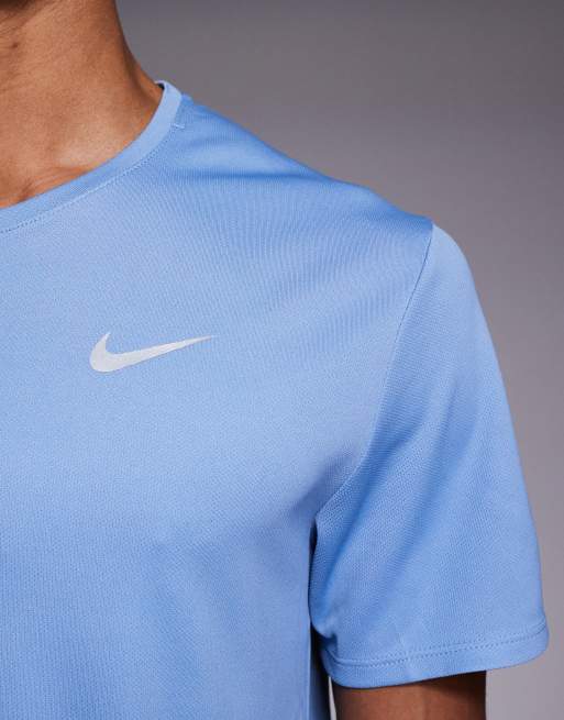 Nike Running - Miler Dri-Fit - T-shirt blu, 5 di 5