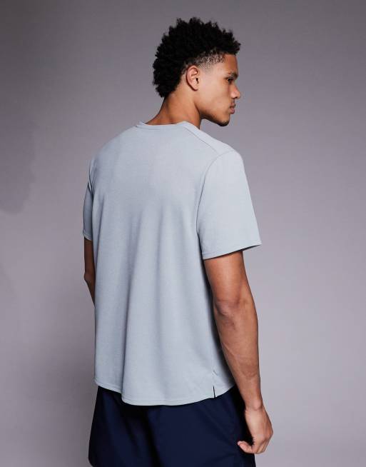 Nike Running - Miler Dri-FIT - T-shirt grigia, 3 di 5