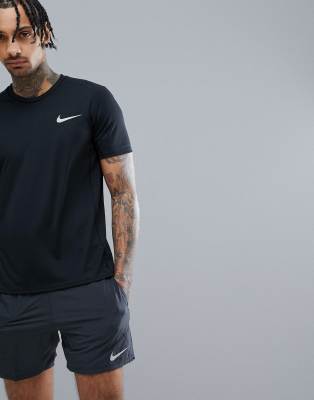 nike miler t shirt black