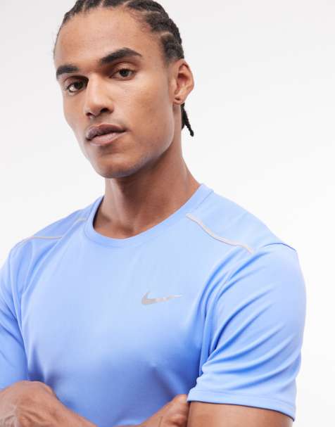 Nike Running - Miler - Dri-FIT - T-shirt in blauw - view 1