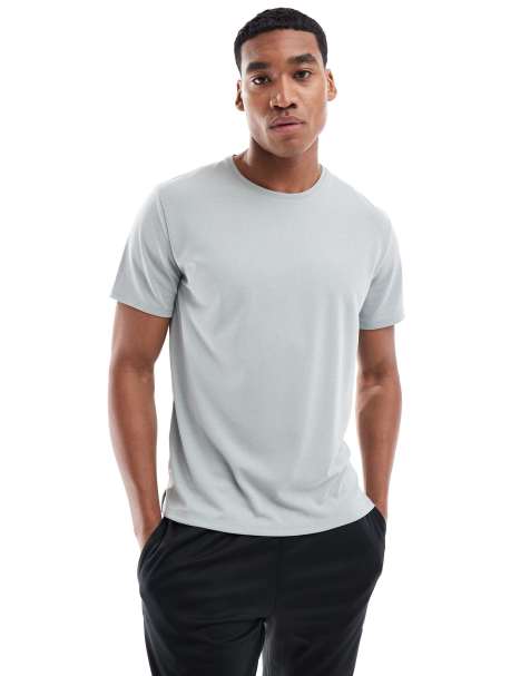 Nike Running Miler Dri-FIT t-shirt in grey fog