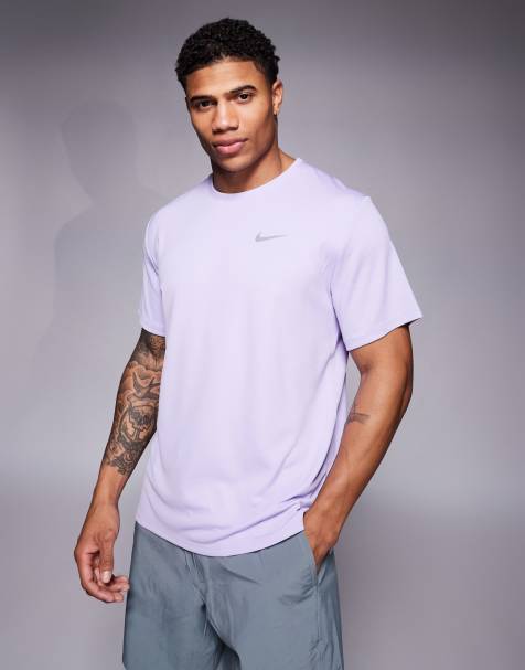 Nike Running Miler Dri-FIT t-shirt in lilac - view 1