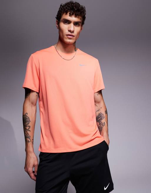 Nike orange running shirt best sale