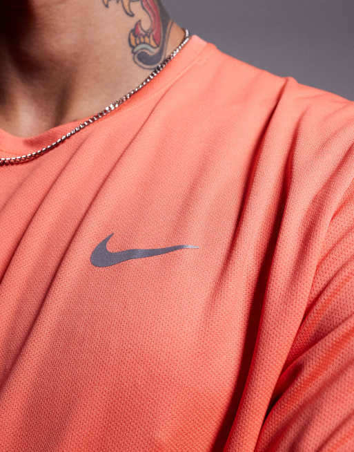 Orange nike dri fit shirt best sale