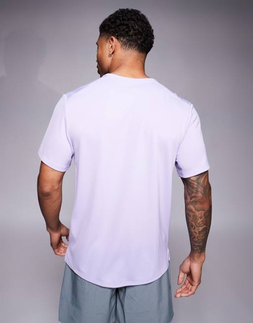 Nike Running Miler Dri-FIT T-shirt in purple