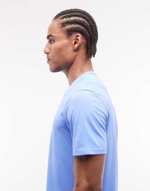 Nike Running - Miler - Dri-FIT - T-shirt met UV-bescherming in blauw, 5 van 5