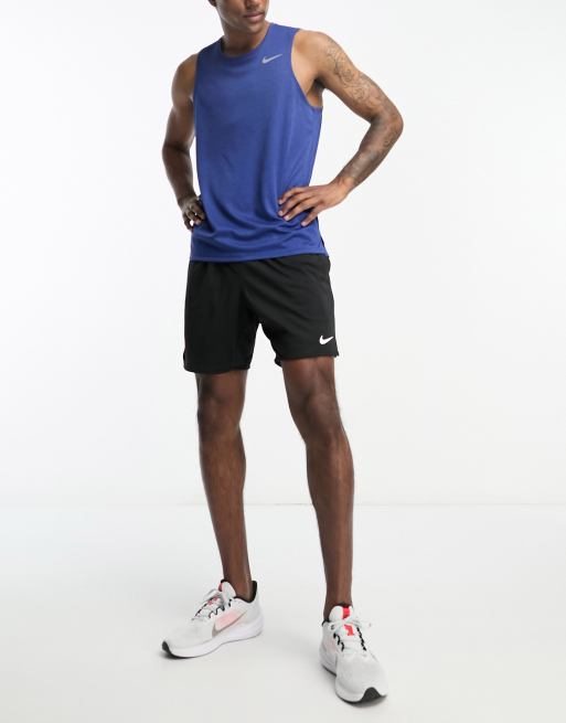 Nike Tall Miler Tank in Blue for Men