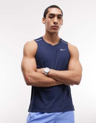 Running - Miler Dri-FIT - Trägertop in Marineblau-Navy Navy XL