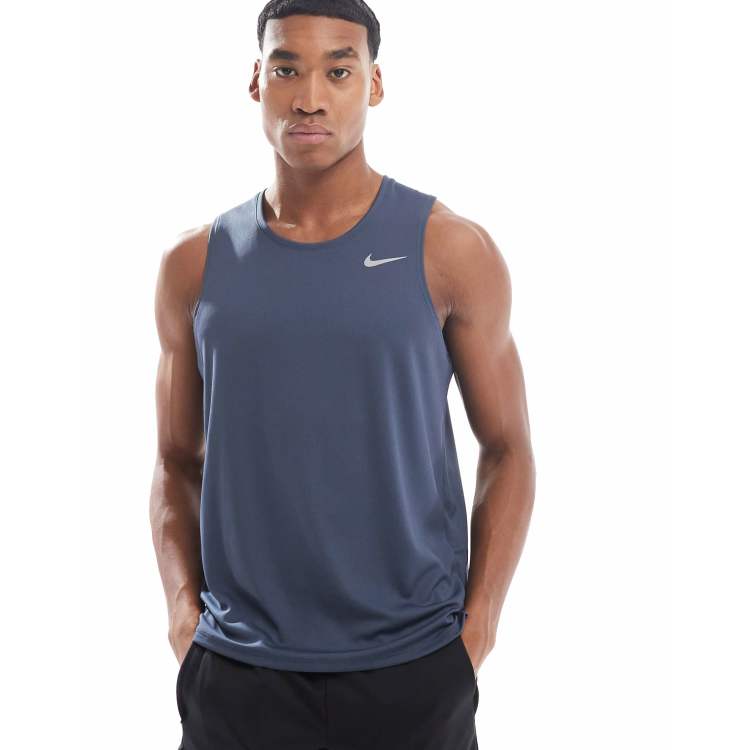 Nike Running Miler Dri-FIT vest in navy | ASOS