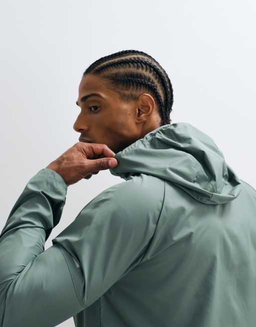 Nike Running Miler full zip jacket in sage, 4 of 5