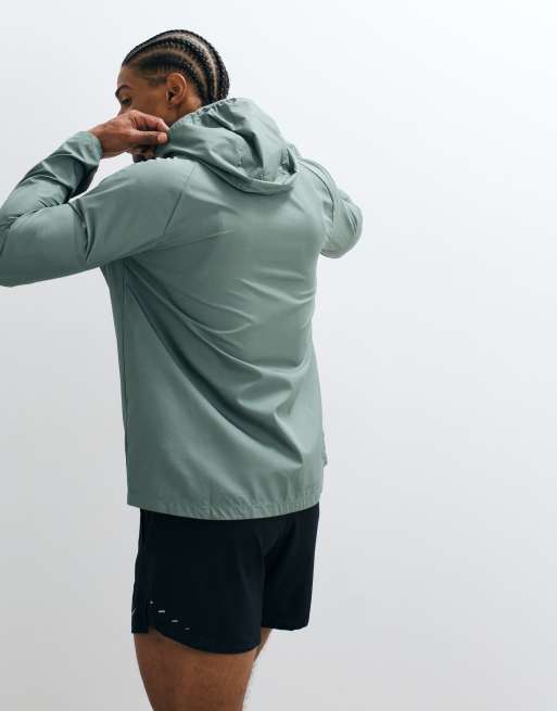 Nike Running Miler full zip jacket in sage, 5 of 5