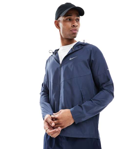 Nike Running - Miler - Jack in blauw - view 1