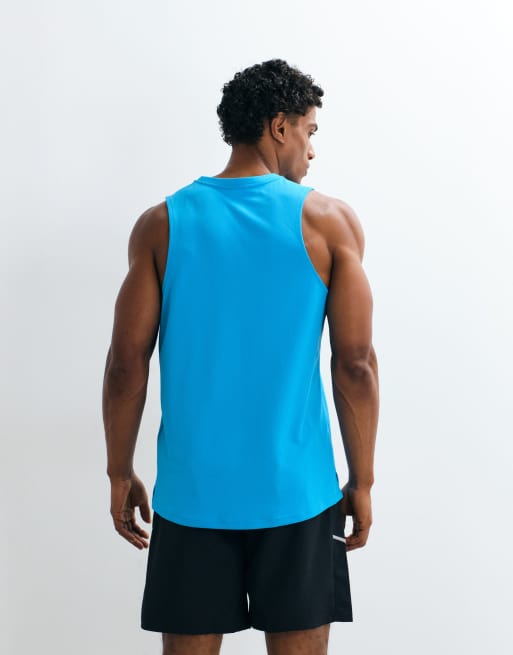 Nike Running – Miler – Niebieski podkoszulek z technologią Dri-FIT, 4 z 5