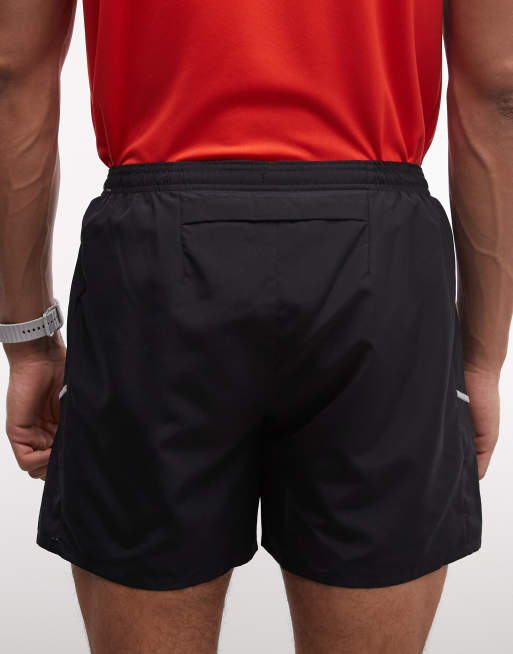Nike Running - Miler - Short 5 pouces 2 en 1 en tissu Dri-FIT - Noir, 5 de 5
