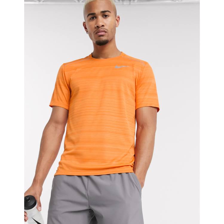 Orange nike hot sale running top