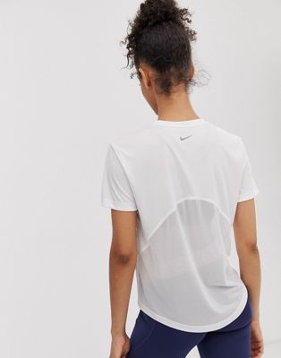 T-shirts et débardeurs Nike Running - Miler - T-shirt - Blanc