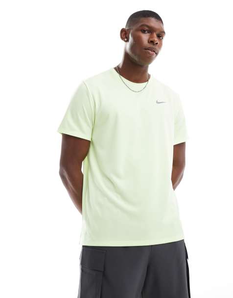 Nike Running - Miler - T-shirt en tissu Dri-FIT - Vert - view 1