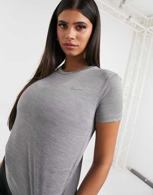 Nike Running - Miler - T-shirt - Gris, 3 de 4