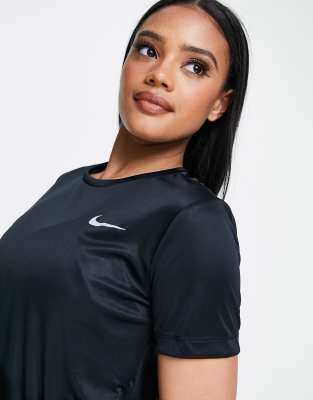 nike black running shirt