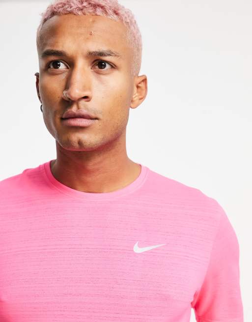 T shirt best sale rose homme nike