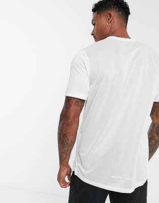 white nike running t shirt