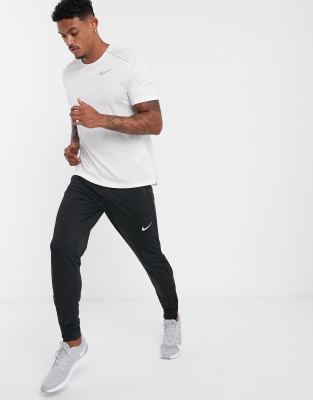 white nike miler t shirt