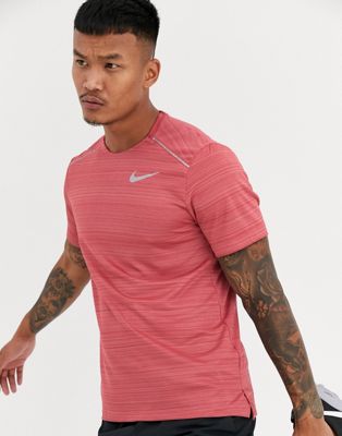 Nike Running - Miler - T-shirt - Rouge 