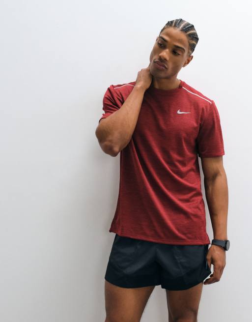 Nike Running Miler t-shirt w kolorze czerwonym, 5 z 5