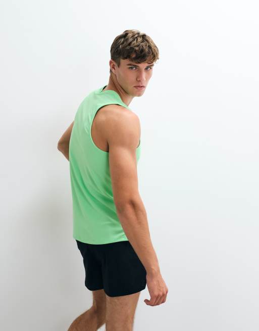 Nike Running Miler tank Dri-FIT w kolorze zielonym, 5 z 5