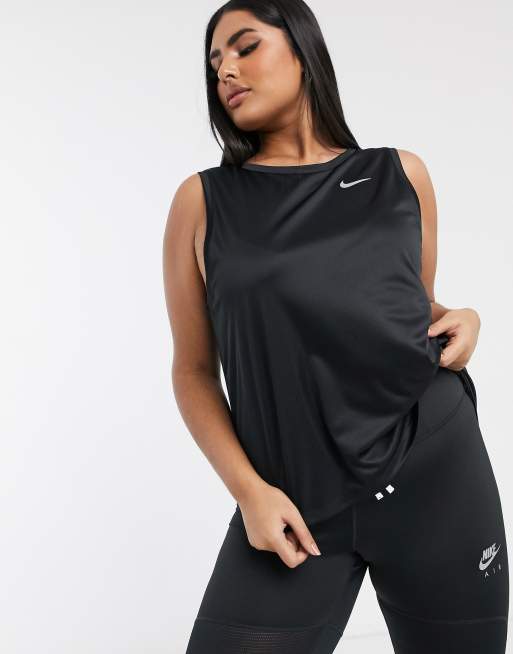 Nike running miler swoosh tank top hotsell