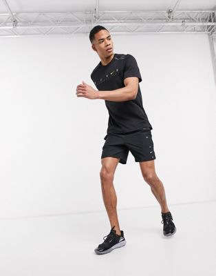 Nike Running Miler tech t-shirt with 