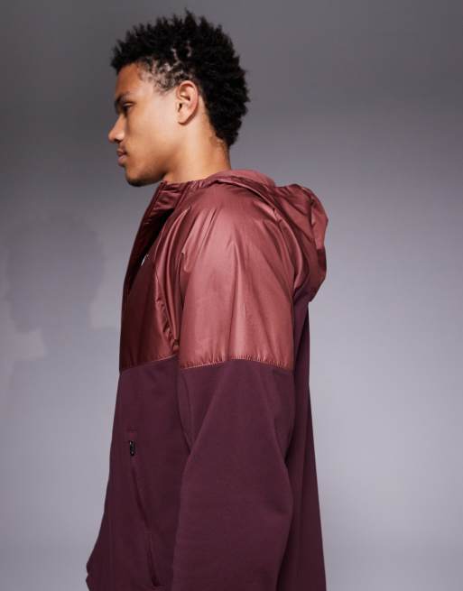 Nike Running Miler Therma-Fit Winterised jacket in red, 4 of 5