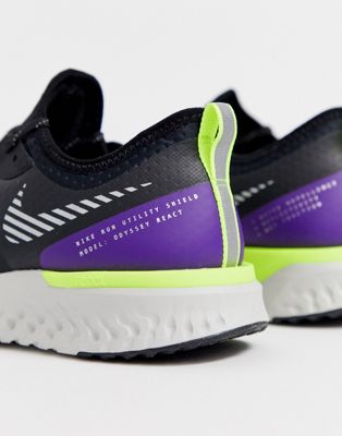 purple nike running shoes