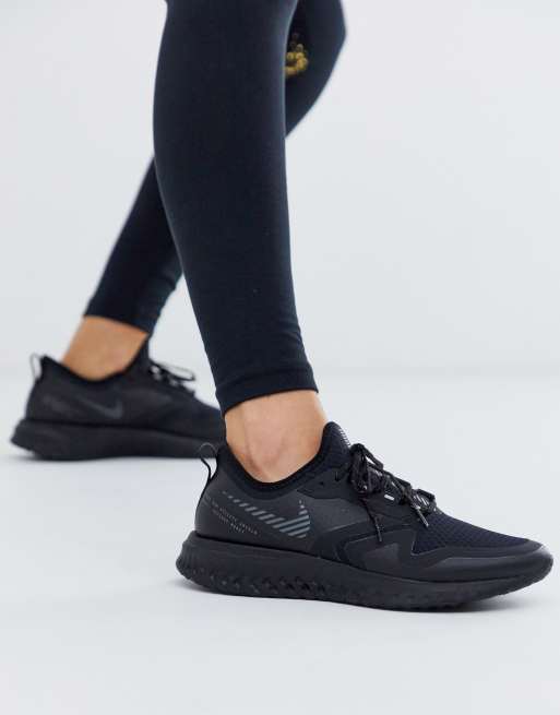 Wegenbouwproces Contour hoofdkussen Nike Running - Odyssey React 2 Shield - Sneakers in zwart | ASOS