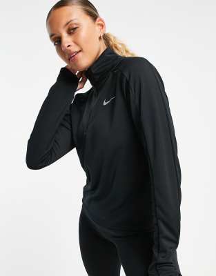 nike running pacer half zip long sleeve top