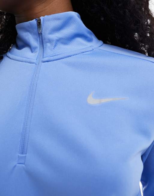 Light blue nike quarter on sale zip