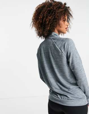 nike grey running top