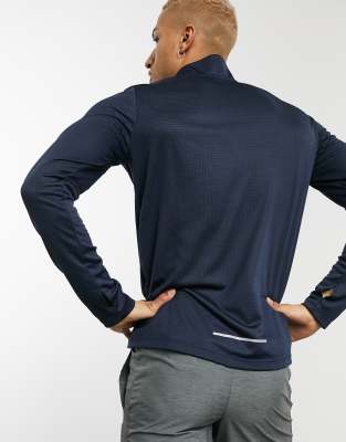 nike navy half zip